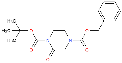 4-Бензил 1-трет-бутил 2-оксопиперазин-1,4-дикарбоксилат CAS 1228675-25-9